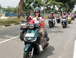 Semarakkan HUT ke-81 RI, 84 Bikers Honda Ikuti Convoy Merdeka 2026 di Batam