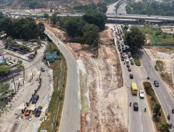 Progres Peningkatan Jalan Landing Point Fly Over – Simpang Lalan Madani Capai 39,194 Persen, BP Batam Genjot Percepatan Konstruksi