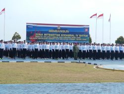 Tegaskan Seleksi Bebas KKN, Kodaeral IV Gelar Penandatanganan Pakta Integritas Penerimaan Caba dan Cata PK Gelombang III