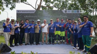 BP Batam dan McDermott Tanam 400 Bambu Betung untuk Jaga Sumber Air