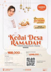 Kedai Desa Ramadan Harris Resort Waterfront Batam, Beli Paket Berbuka Puasa 20 Dapatkan Voucher Menginap