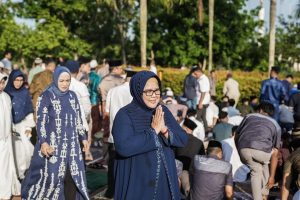  Salat Id di Dataran Engkuputri, Pesan Wagub Marlin Rekatkan Persaudaraan di Hari Fitri