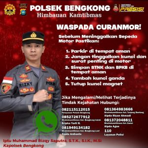 Curanmor Hantui Batam, Kapolsek Bengkong Beri Tips