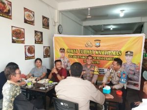 Jumat Curhat, Polsek Bengkong Berikan Tips Antisipasi Curanmor