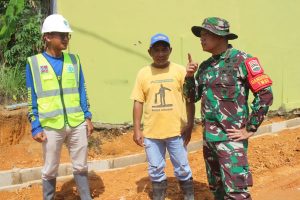 Dansatgas TMMD Kota Batam Kembali Melakukan Peninjauan di Kavlin Seraya Sambau Batam