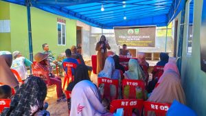 Warga Kavling Seraya Dapati Penyuluhan Kesehatan Dari Program TMMD ke-116