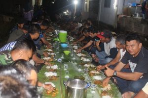 Syukuran Warga Kavling Seraya  bersama Satgas TMMD