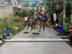  Semenisasi Jalan di Kavling Seraya Dinyatakan Selesai 100 Persen, Warga Ucapkan Terimakasih Ke Personel TMMD