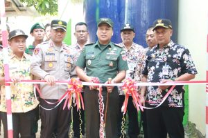 13 Titik Sumber Air Bantuan TNI AD Manunggal Air Diresmikan Dandim Pati