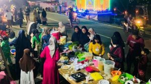 Serunya Tradisi Tujuh Likur di Lingga