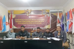 733 Bacaleg DPRD Batam Ditetapkan KPU dalam DCS