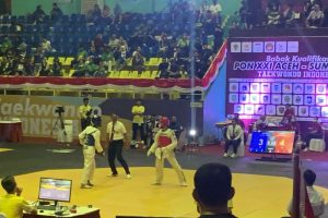 Wakil Jateng Menang Mudah Atas Wakil Kaltara di Final Putra Under 54 Kg