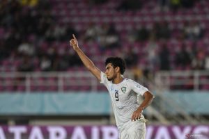 Saidov Kian Percaya Diri Bawa Uzbekistan ke 16 Besar Usai Cetak Dwigol