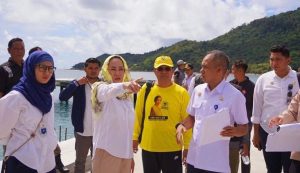 Cen Sui Lan Anggarkan Dana Aspirasi Rp 36 M Lanjutkan Pembangunan Pelabuhan Roro Kuala Maras Anambas