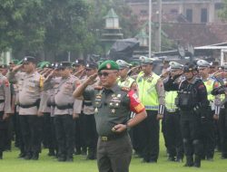 Gelar Pasukan Pengamanan Kunjungan Wapres RI Di Wilayah Kabupaten Pati