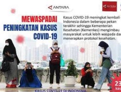 INFO GRAFIS: MEWASPADAI PENINGKATAN COVID 19