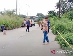 Polres Bekasi olah TKP mayat wanita dalam koper