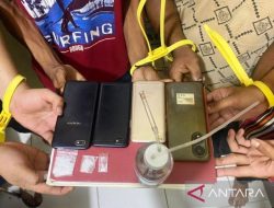 Polres Aceh Barat tangkap empat pria diduga terkait kepemilikan sabu