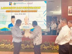 Inisiatif Sertifikat Tanah Elektronik di Kota Batam Tingkatkan Layanan Publik