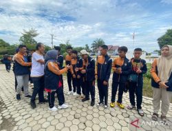 Wabup lepas kontingen Popda Mukomuko