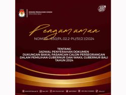 KPU Bali mulai buka pendaftaran calon kepala daerah perseorangan