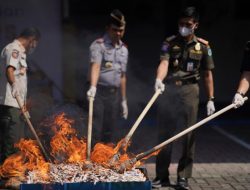 Kantor Bea Cukai Madiun musnahkan sebanyak 760.220 batang rokok ilegal