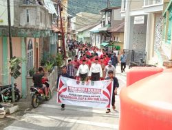 Diarak Ribuan Warga, Calon Bupati Anambas Wan Zuhendra dan Amat Yani Resmi Daftar ke KPU