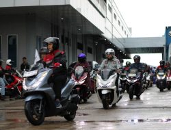 Semangat Sinergi Bagi Negeri, Honda TOPIA On Sunday Ride Sukses Digelar di Batam