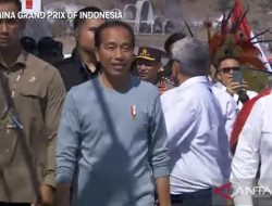 Presiden Jokowi Nonton MotoGP, Didampingi Erick Tohir dan Menpora