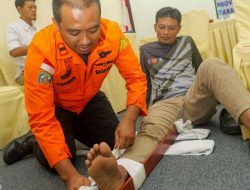 Satlinmas Karimun Dapat Pengetahuan Penanganan Bencana dan Menangani Kebakaran