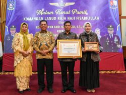 Gubernur Ansar Ahmad Hadiri Malam Kenal Pamit Komandan Lanud Raja Haji Fisabilillah