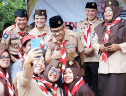 Kakak Jefridin Apresiasi Kegiatan Geladian Pimpinan Regu dan Pimpinan Sangga Kwarran Sagulung