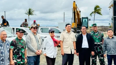 Mentan dan Menkeu Tinjau Progres Cetak Sawah di Wanam Merauke