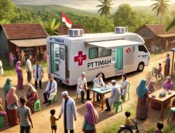 Hundreds of Gemuruh Village Residents Get Free Healthcare from PT Timah’s Mobile Clinic