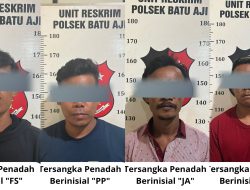 Unit Reskrim Polsek Batu Aji Ungkap Kasus Pencurian Motor, Empat Pelaku Diamankan