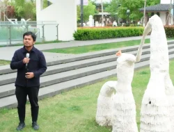 Seniman Indonesia Pamerkan Karya Patung dari Jamur di Shanghai