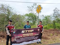 Hutan Lingga Dijaga Lewat Patroli Dialogis, Polisi Rangkul Warga Cegah Karhutla