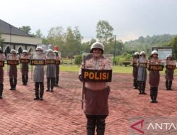 Polres Lingga Siapkan Pasukan Humanis dan Tangguh Hadapi Potensi Unjuk Rasa