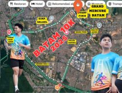 Rute Batam 10K 2025, Ribuan Pelari dari 5 Negara Daftar Ulang