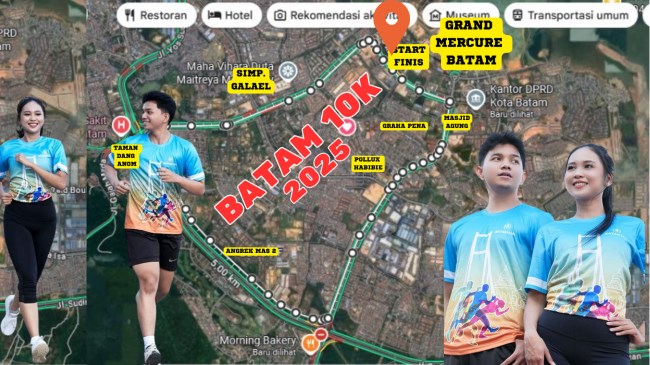Rute Batam 10K 2025