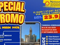 Travel Umroh Terjangkau di Batam, Setulus Layanan Nettour Mengantar ke Tanah Suci