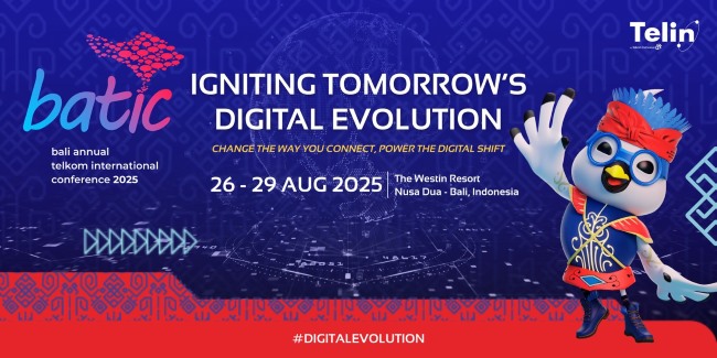 BATIC 2025: Igniting Tomorrow’s Digital Evolution kembali digelar di Bali, 26-29 Agustus 2025.