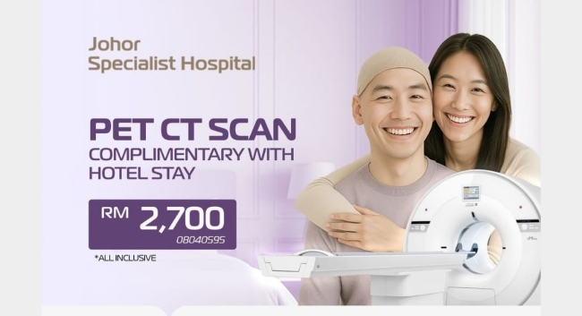 Mesin PET CT yang dimiliki KPJ Johor merupakan generasi terbaru dengan kemampuan 160 slice. Teknologi ini tidak hanya menampilkan gambaran organ tubuh, tetapi juga mampu melihat aktivitas sel hingga ke tingkat metabolisme