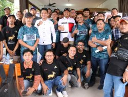 Lewat Meja Domino Wartawan Kepri Rayakan Sumpah Pemuda Bersama Iman Sutiawan