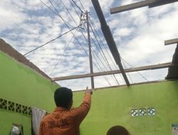 Rumah Rusak Dihantam Puting Beliung, BPBD Bintan Bergerak Cepat