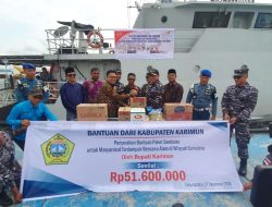 Gotong Royong Kepri untuk Aceh dan Sumut, Endipat Lepas Bantuan dari Karimun