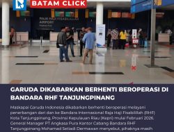 GARUDA TUTUP BUKU DI BANDARA TANJUNGPINANG