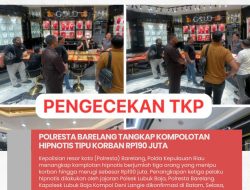 Komplotan Hipnotis Digulung Polresta Barelang di Batam
