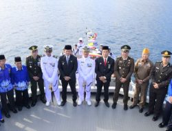 Lanal Tarempa Tabur Bunga di Laut, Menghidupkan Kembali Ruh Juang Hari Dharma Samudera 2026
