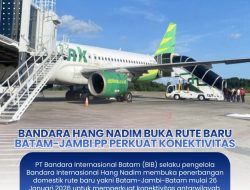 Hang Nadim Buka Rute Penerbangan Batam-Jambi